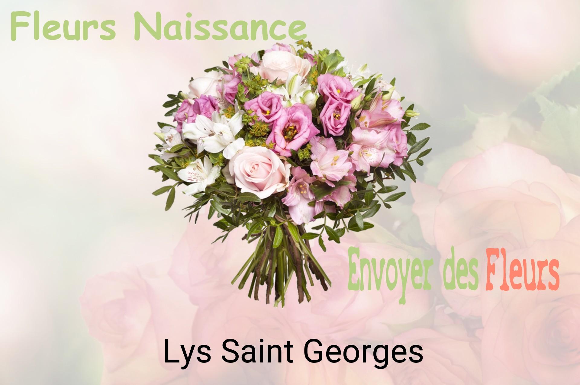 Bouquet de fleurs de naissance livré à Lys-Saint-Georges