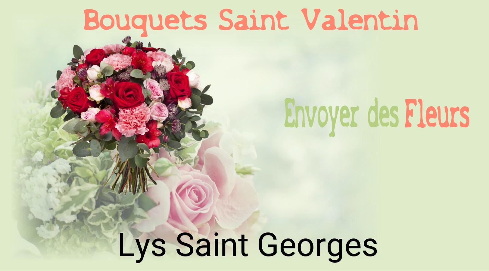 Roses de Saint-Valentin livrées à Lys-Saint-Georges